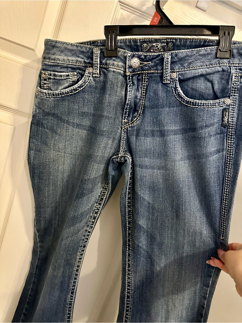 Silver Jeans Women's Skinny Jeans in Medium Blue Wash